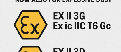 COMET ATEX sensors now certified for explosive dust!