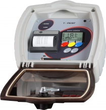 Temperature recorder with printer for semi-trailer