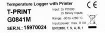 Temperature recorder for semi-trailer with built-in GSM modem