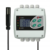 Temperature and humidity regulator with RS485 output, cable 2 meters