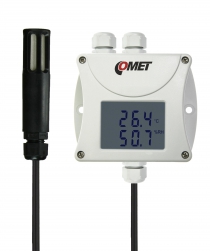 Temperature and humidity transmitter with external probe - RS485 output, cable 2 meters