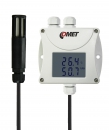 Temperature and humidity transmitter with external probe - RS485 output, cable 2 meters