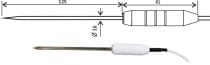Temperature probe 2061-250/0, without connector, cable 10 meters