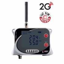 IoT Wireless Temperature and Relative Humidity Datalogger with connector for other temperature probe, with built-in 2G modem