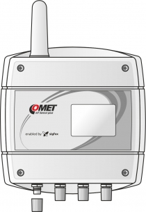 IoT Wireless Temperature Sensor for 4 external Pt1000 probes with ELKA connector, powered by Sigfox