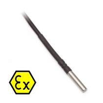 Temperature probe Pt1000TG8Ex/C, CINCH connector, for ATEX zone II, cable 2 meters
