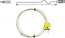 Thermocouple "K" wire probe, GD700, with connector, 3 meters
