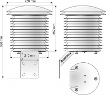 COMETEO Professional Thermometer Screen for Weather Station Sensor