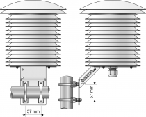 COMETEO Professional Thermometer Screen for Weather Station Sensor