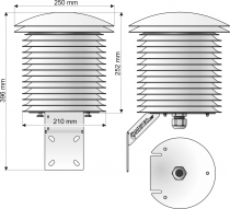 COMETEO Professional Thermometer Screen for Weather Station Sensor