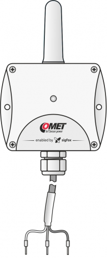 Wireless thermometer with built-in sensor and with voltage input, IoT Sigfox