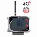 IoT Wireless Temperature Datalogger for 4 external probes, with built-in 4G modem and Flat Rate SIM Card