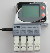 Data logger for 3 voltage inputs 0-10V and 1 two-state input, with built-in 4G modem and Flat Rate SIM Card