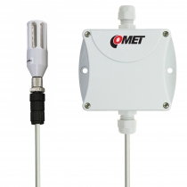 Economy  humidity and temperature transmitter with external interchangeable probe, cable 5 meters, 4-20mA outputs