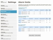 Remote CO2 concentration with Ethernet interface and two relays