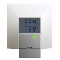 CO2 concentration and temperature transmitter with 0-10V outputs, built-in sensors