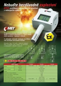 Intrinsically safe humidity and temperature transmitter with 4-20mA output