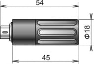 Digital temperature/humidity probe DIGIL/M, MiniDin connector