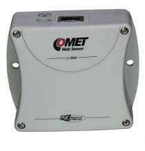 Web Sensor with PoE - one channel remote thermometer hygrometer