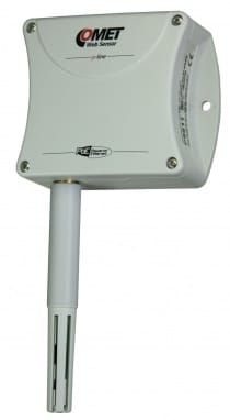 Web Sensor with PoE - one channel remote thermometer hygrometer