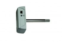 Web Sensor with PoE, duct mount - remote thermometer hygrometer barometer with Ethernet interface