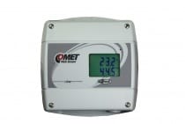 Web Sensor with PoE, duct mount - remote thermometer hygrometer barometer with Ethernet interface