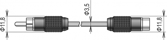 Extension cable for DSRH/C probe, 10 meters