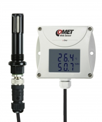 Web sensor - compressed air remote thermometer hygrometer  with Ethernet interface